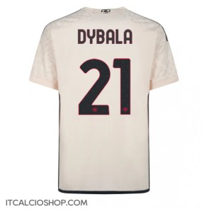 AS Roma Paulo Dybala #21 Seconda Maglia 2023-24 Manica Corta